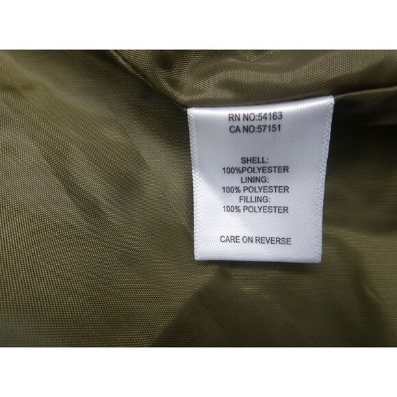 Marc New York Women's Olive Green Long Quilted Vest Size‎ L - Picture 7 of 7